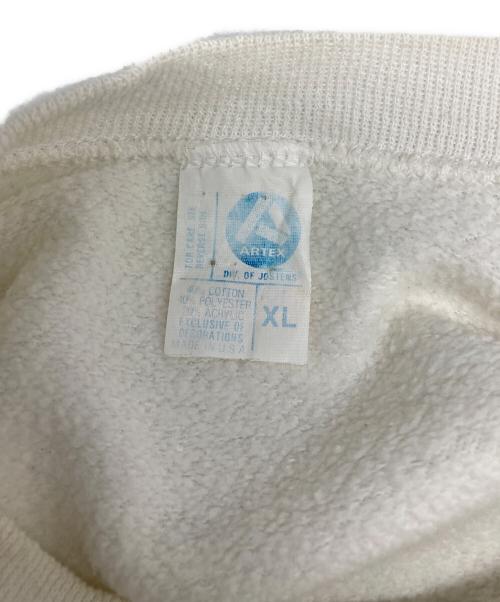 ArteX（アルテックス）ArteX (アルテックス) ラグランドッグプリントスウェット ホワイト サイズ:XLの古着・服飾アイテム