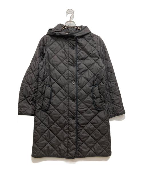 MACKINTOSH LONDON（マッキントッシュ ロンドン）MACKINTOSH LONDON (マッキントッシュ ロンドン) キルティングフーデットコート ブラック サイズ:40の古着・服飾アイテム