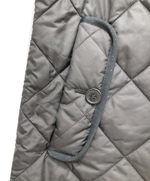 MACKINTOSH LONDON（マッキントッシュ ロンドン）MACKINTOSH LONDON (マッキントッシュ ロンドン) キルティングフーデットコート ブラック サイズ:40の古着・服飾アイテム