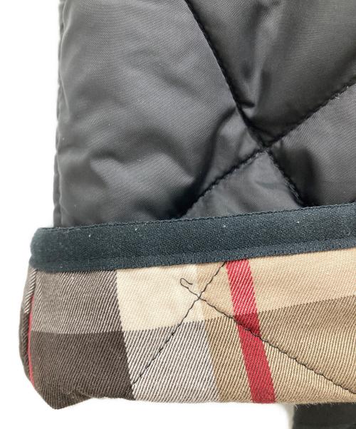 MACKINTOSH LONDON（マッキントッシュ ロンドン）MACKINTOSH LONDON (マッキントッシュ ロンドン) キルティングフーデットコート ブラック サイズ:40の古着・服飾アイテム