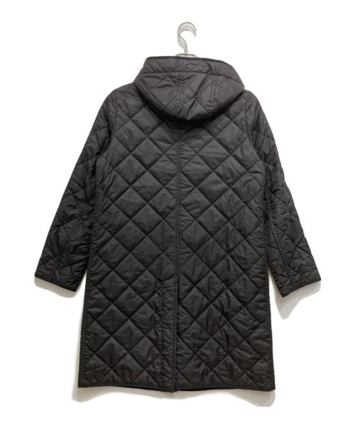 MACKINTOSH LONDON（マッキントッシュ ロンドン）MACKINTOSH LONDON (マッキントッシュ ロンドン) キルティングフーデットコート ブラック サイズ:40の古着・服飾アイテム