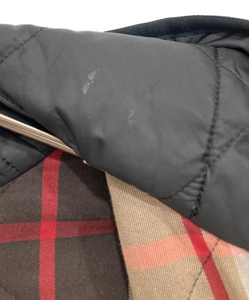 MACKINTOSH LONDON（マッキントッシュ ロンドン）MACKINTOSH LONDON (マッキントッシュ ロンドン) キルティングフーデットコート ブラック サイズ:40の古着・服飾アイテム