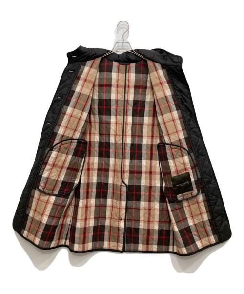 MACKINTOSH LONDON（マッキントッシュ ロンドン）MACKINTOSH LONDON (マッキントッシュ ロンドン) キルティングフーデットコート ブラック サイズ:40の古着・服飾アイテム