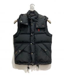 POLO RALPH LAUREN（ポロ・ラルフローレン）の古着「ダウンベスト」｜ブラック