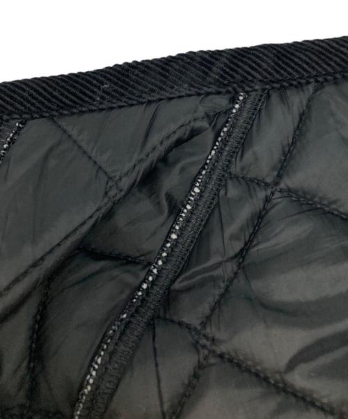 LAVENHAM（ラベンハム）LAVENHAM (ラベンハム) ノーカラーキルティングジャケット ブラック サイズ:M（38）の古着・服飾アイテム