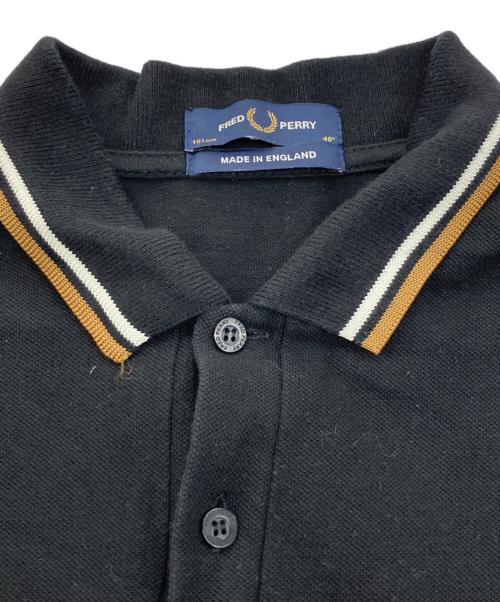 FRED PERRY（フレッドペリー）FRED PERRY (フレッドペリー) ポロシャツ ブラック サイズ:Lの古着・服飾アイテム