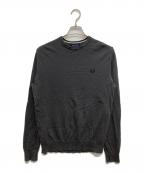 FRED PERRYフレッドペリー）の古着「Classic Crew Neck Jumper」｜グレー