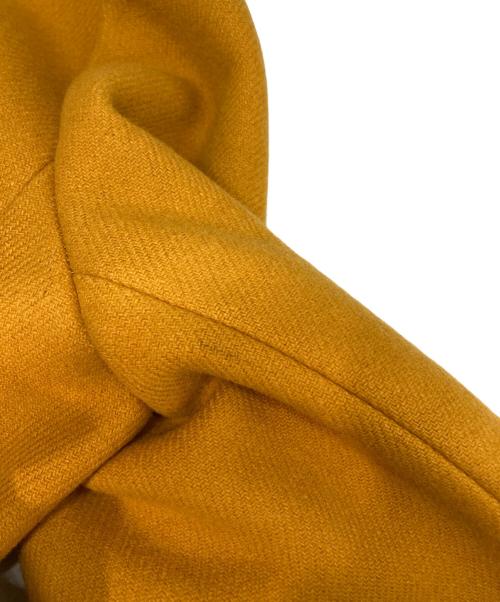 MACKINTOSH PHILOSOPHY（マッキントッシュ フィロソフィー）MACKINTOSH PHILOSOPHY (マッキントッシュ フィロソフィー) ノーカラーメルトンコート イエロー サイズ:36の古着・服飾アイテム