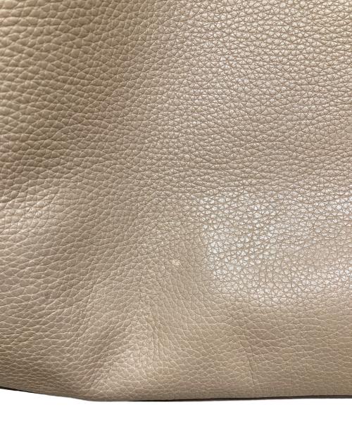 TOD'S（トッズ）TOD'S (トッズ) ダブルTリングトートバッグ ベージュの古着・服飾アイテム