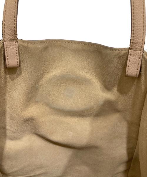 TOD'S（トッズ）TOD'S (トッズ) ダブルTリングトートバッグ ベージュの古着・服飾アイテム