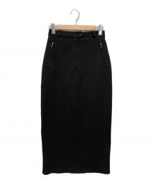 MaxMara（マックスマーラ）の古着「タイトロングスカート」｜ブラック