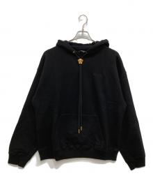 VERSACE（ヴェルサーチェ）の古着「ラ メドゥーサ フーディ」｜ブラック
