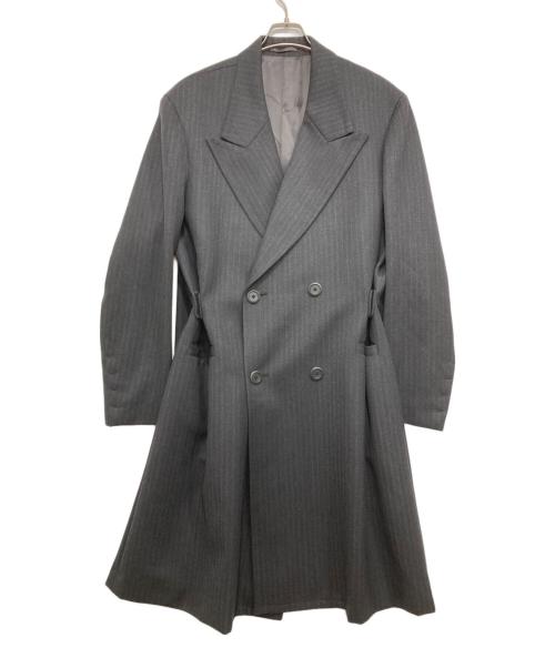 Salvatore Ferragamo（サルヴァトーレ フェラガモ）Salvatore Ferragamo (サルヴァトーレ フェラガモ) ウールダブルコート グレー サイズ:48の古着・服飾アイテム