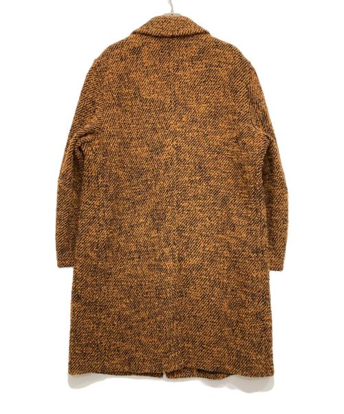 VERSACE（ヴェルサーチェ）VERSACE (ヴェルサーチェ) Tan Patch Coat ブラウン サイズ:52の古着・服飾アイテム