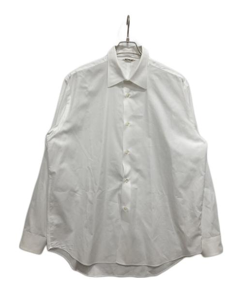 AURALEE（オーラリー）AURALEE (オーラリー) WASHED FINX TWILL SHIRT ホワイト サイズ:5の古着・服飾アイテム