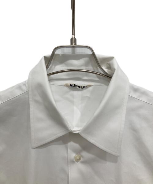 AURALEE（オーラリー）AURALEE (オーラリー) WASHED FINX TWILL SHIRT ホワイト サイズ:5の古着・服飾アイテム