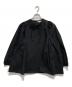 yori（ヨリ）の古着「サイドギャザーブラウス」｜ブラック