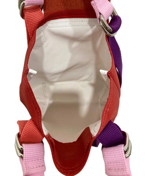LONGCHAMP（ロンシャン）LONGCHAMP (ロンシャン) ルプリアージュリプレイトップハンドルバッグ レッドの古着・服飾アイテム