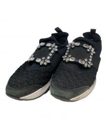 Roger Vivier（ロジェ ヴィヴィエ）の古着「ローカットスニーカー」｜ブラック