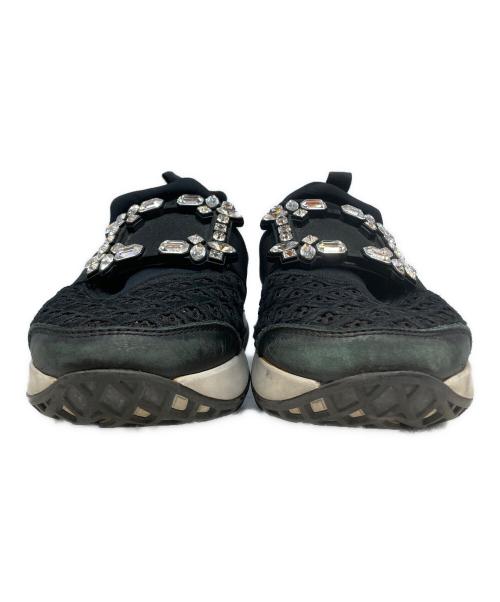 Roger Vivier（ロジェ ヴィヴィエ）Roger Vivier (ロジェ ヴィヴィエ) ローカットスニーカー ブラック サイズ:35　1/2の古着・服飾アイテム
