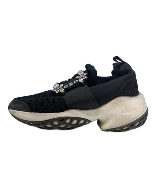 Roger Vivier（ロジェ ヴィヴィエ）Roger Vivier (ロジェ ヴィヴィエ) ローカットスニーカー ブラック サイズ:35　1/2の古着・服飾アイテム