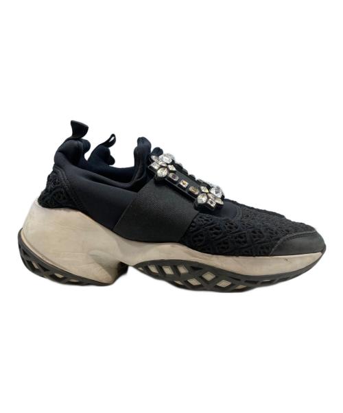 Roger Vivier（ロジェ ヴィヴィエ）Roger Vivier (ロジェ ヴィヴィエ) ローカットスニーカー ブラック サイズ:35　1/2の古着・服飾アイテム