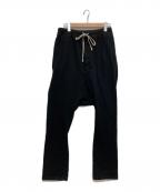 DRKSHDWダークシャドウ）の古着「サルエルスウェットパンツ」｜ブラック