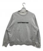 COOTIE PRODUCTIONSクーティープロダクツ）の古着「クルーネックスウェット」｜グレー