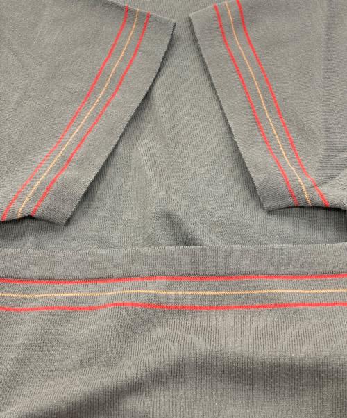 HERMES（エルメス）HERMES (エルメス) 半袖コットンニット オリーブ サイズ:Mの古着・服飾アイテム