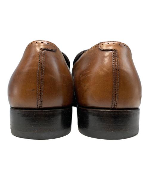 ERMENEGILDO ZEGNA（エルメネジルド・ゼニア）Ermenegildo Zegna (エルメネジルド・ゼニア) コインローファー ブラウン サイズ:SIZE6　1/2の古着・服飾アイテム