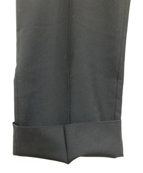 ALEXANDER McQUEEN（アレキサンダーマックイーン）ALEXANDER McQUEEN (アレキサンダーマックイーン) ウールモヘアスラックス ブラック サイズ:46の古着・服飾アイテム