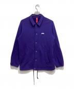 LOOPWHEELER×BEAMSループウィラー×ビームス）の古着「別注 吊り裏毛 コーチジャケット」｜パープル