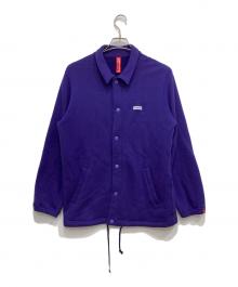 LOOPWHEELER×BEAMS（ループウィラー×ビームス）の古着「別注 吊り裏毛 コーチジャケット」｜パープル