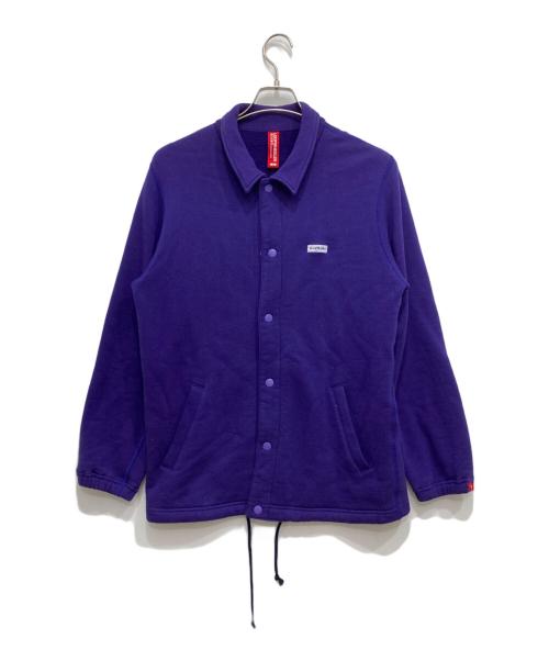 LOOPWHEELER（ループウィラー）LOOPWHEELER (ループウィラー) BEAMS (ビームス) 別注 吊り裏毛 コーチジャケット パープル サイズ:Mの古着・服飾アイテム