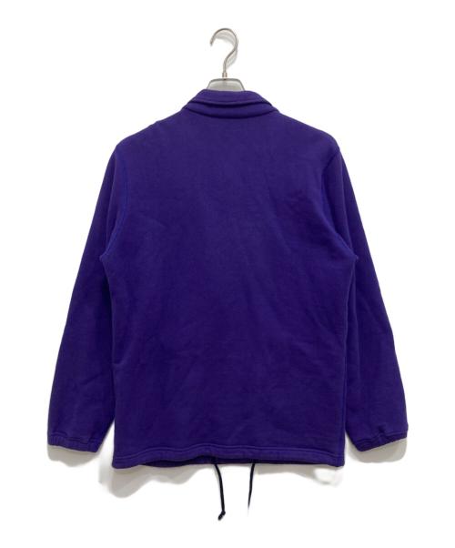 LOOPWHEELER（ループウィラー）LOOPWHEELER (ループウィラー) BEAMS (ビームス) 別注 吊り裏毛 コーチジャケット パープル サイズ:Mの古着・服飾アイテム