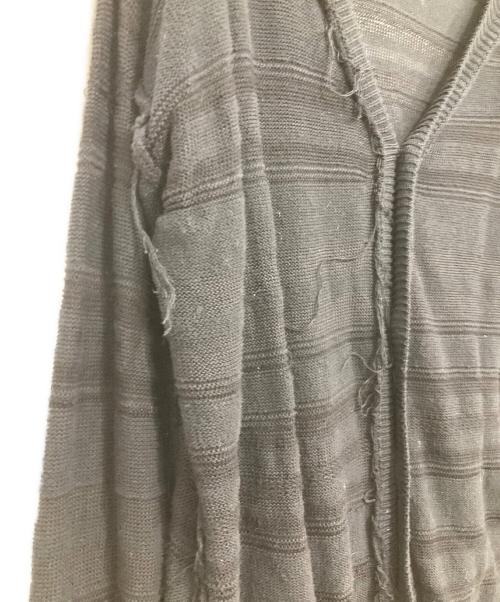 UNUSED（アンユーズド）UNUSED (アンユーズド) 7G cardigan ブラック サイズ:2の古着・服飾アイテム