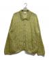 YOKE（ヨーク）の古着「MOHAIR SILK MESH KNIT SHIRT」｜イエロー