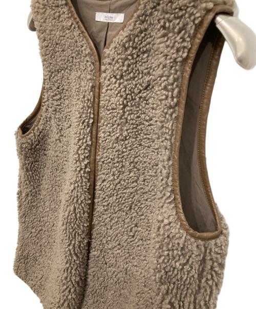 JOURNAL STANDARD relume（ジャーナルスタンダード レリューム）JOURNAL STANDARD relume (ジャーナルスタンダード レリューム) カーリーフェイクファーベスト ブラウン サイズ:Freeの古着・服飾アイテム