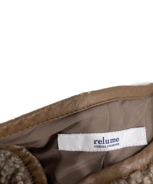 JOURNAL STANDARD relume（ジャーナルスタンダード レリューム）JOURNAL STANDARD relume (ジャーナルスタンダード レリューム) カーリーフェイクファーベスト ブラウン サイズ:Freeの古着・服飾アイテム
