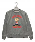 TSPTRティーエスピーティーアール）の古着「プリントスウェット」｜グレー