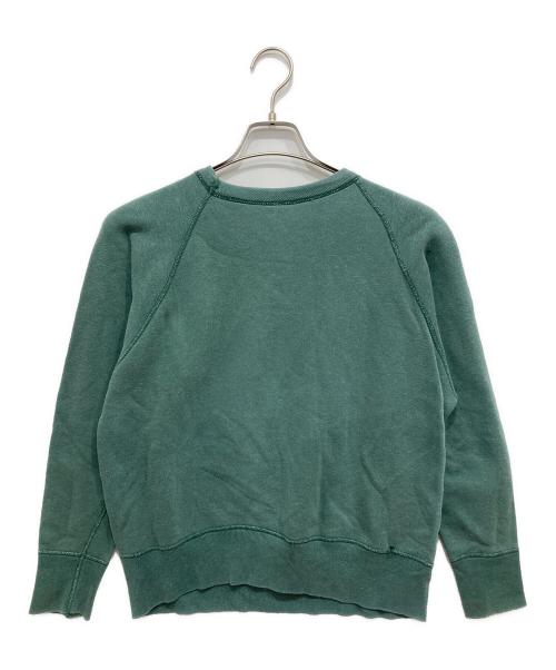 Champion（チャンピオン）Champion (チャンピオン) ヴィンテージプリントラグランスウェット グリーン サイズ:Mの古着・服飾アイテム