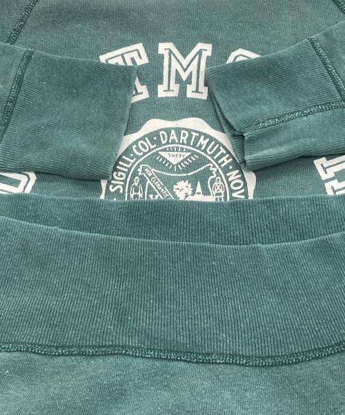 Champion（チャンピオン）Champion (チャンピオン) ヴィンテージプリントラグランスウェット グリーン サイズ:Mの古着・服飾アイテム