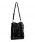 DIESEL Black Gold (ディーゼル ブラック ゴールド) スタッズ付きショルダーバッグ ブラック：8000円