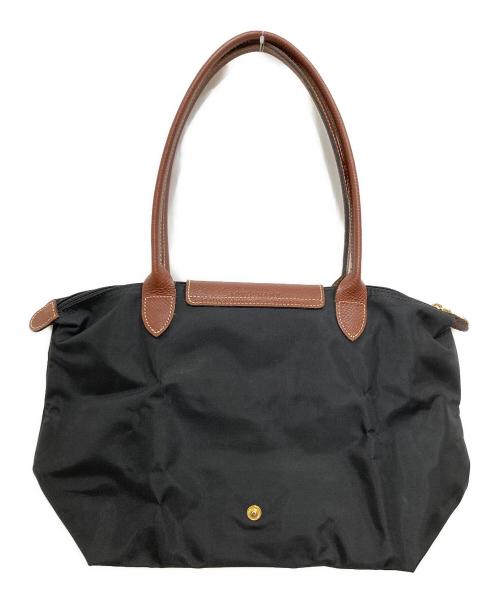 LONGCHAMP（ロンシャン）LONGCHAMP (ロンシャン) ナイロントートバッグ ブラックの古着・服飾アイテム