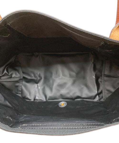 LONGCHAMP（ロンシャン）LONGCHAMP (ロンシャン) ナイロントートバッグ ブラックの古着・服飾アイテム