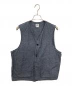 POST O'ALLSポストオーバーオールズ）の古着「DEE Vest 2」｜ブルー