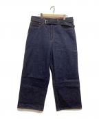 LEVI'S×sacaiリーバイス×サカイ）の古着「ウルトラワイドバギージーンズ」｜インディゴ