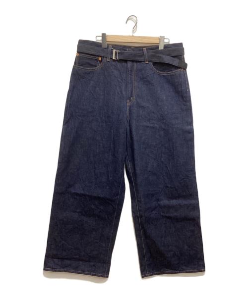 LEVI'S（リーバイス）LEVI'S (リーバイス) sacai (サカイ) ウルトラワイドバギージーンズ インディゴ サイズ:W36の古着・服飾アイテム