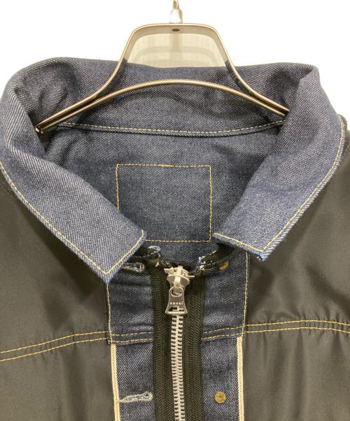 LEVI'S（リーバイス）LEVI'S (リーバイス) sacai (サカイ) Men's Denim x Nylon Twill Reversible Blouson インディゴ サイズ:3 未使用品の古着・服飾アイテム