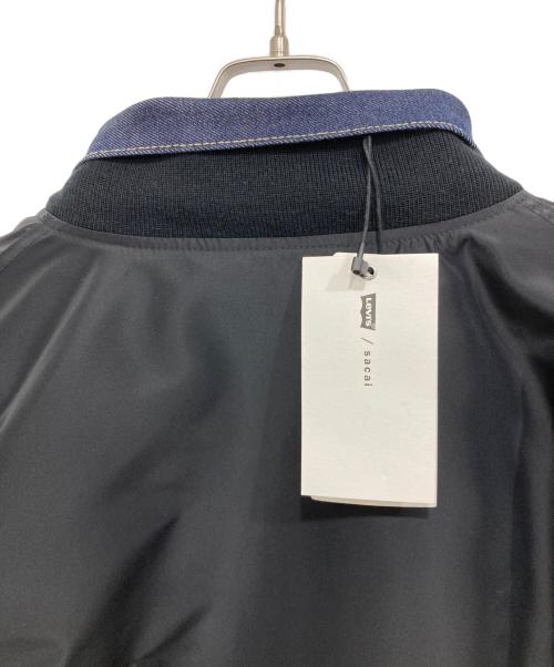 LEVI'S（リーバイス）LEVI'S (リーバイス) sacai (サカイ) Men's Denim x Nylon Twill Reversible Blouson インディゴ サイズ:3 未使用品の古着・服飾アイテム